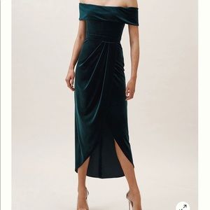 BHLDN Edison Velvet Dress